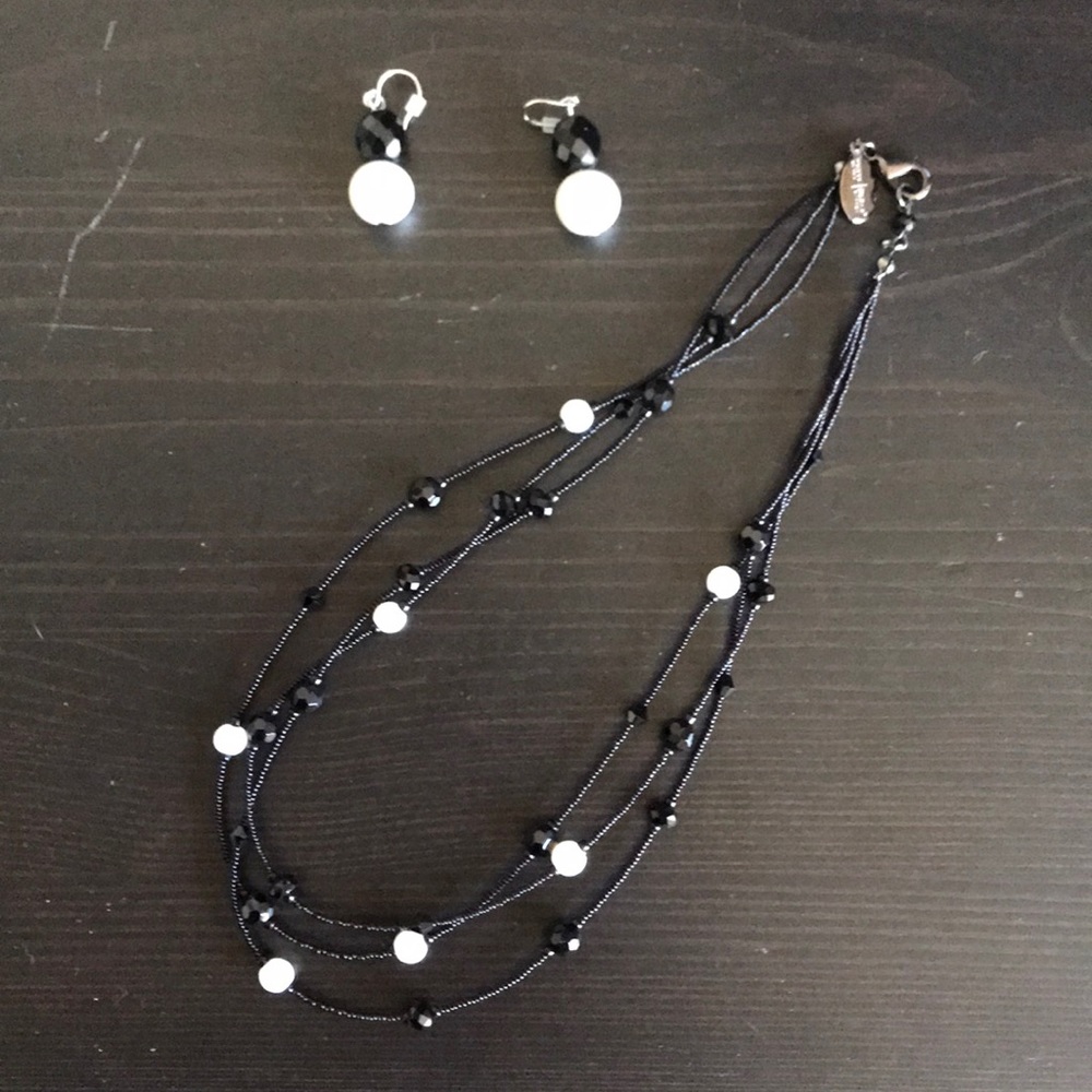 WHBM Necklace & Earring Set